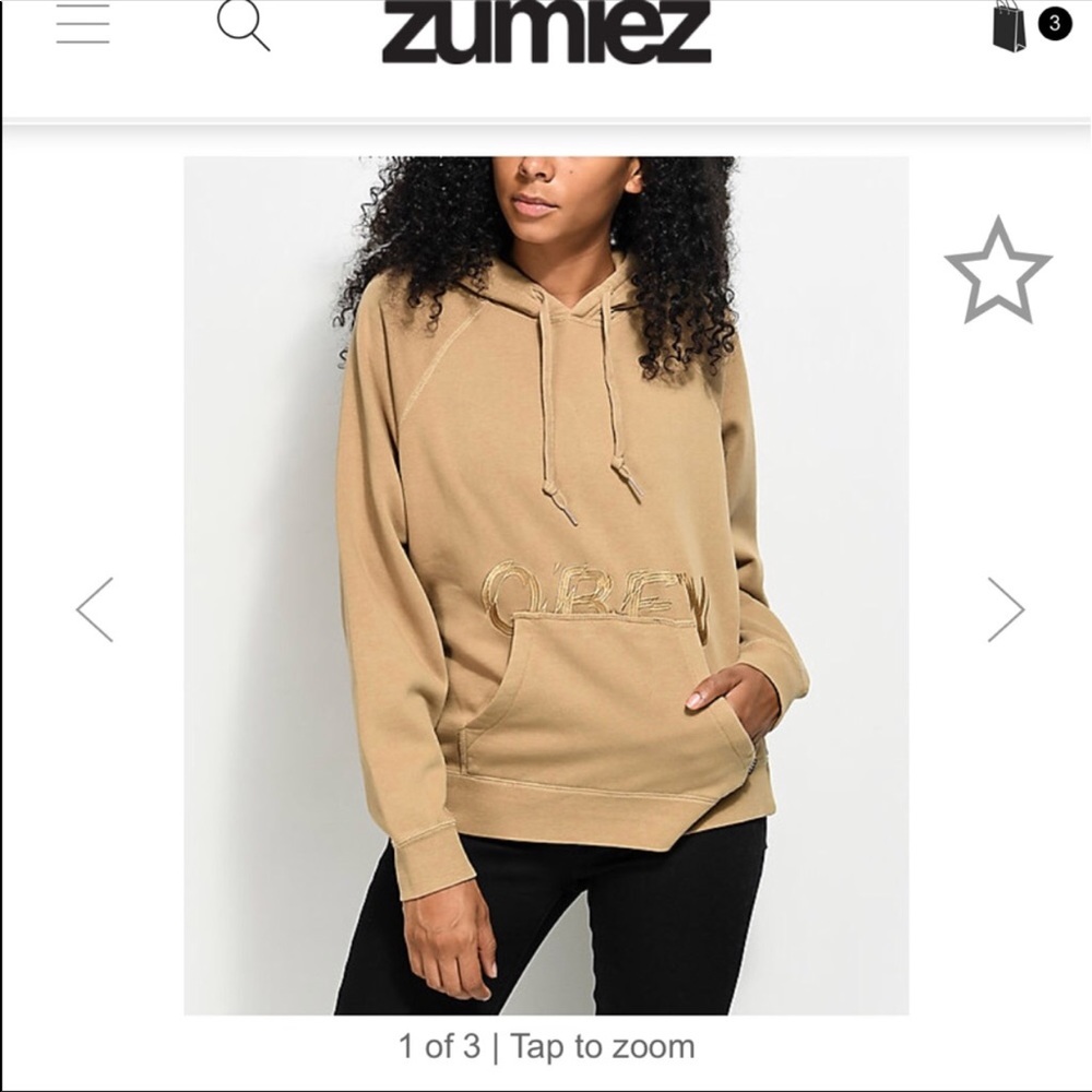 Obey hoodie xs